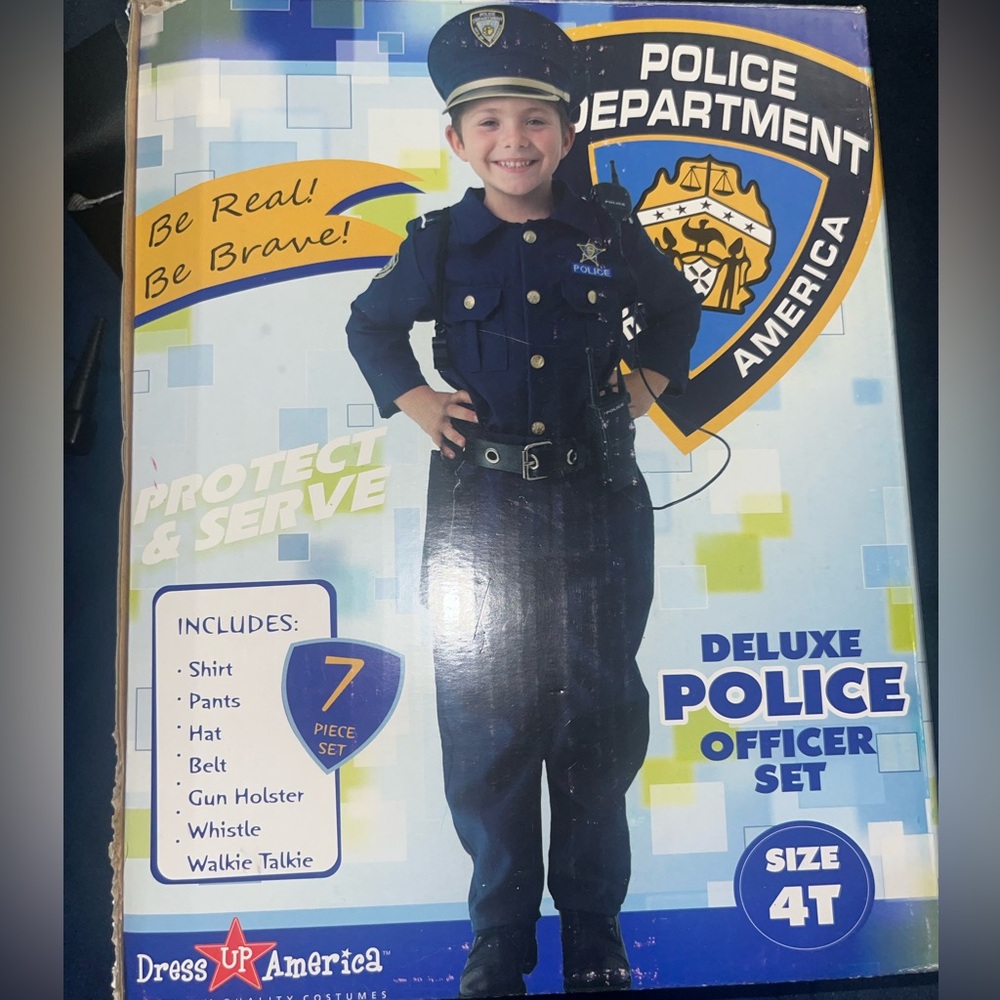 SOLD Deluxe Police Officer Costume Set for Kids